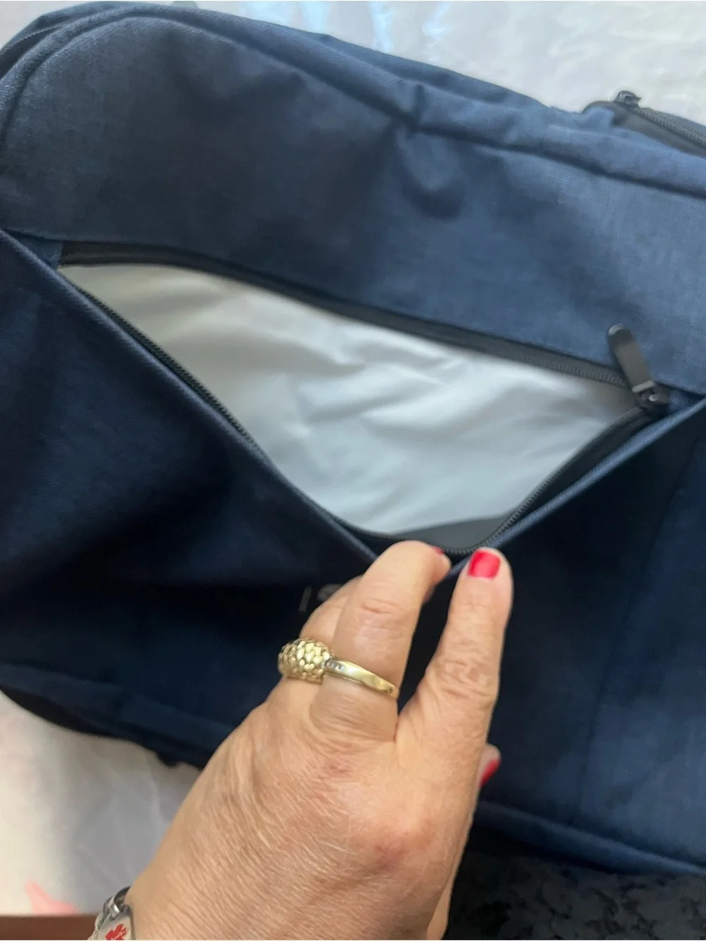 Navy Backpack – Modern Daypack